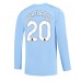 Manchester City Bernardo Silva #20 Kopio Koti Pelipaita 2023-24 Pitkät Hihat
